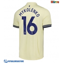 Fotballdrakt Herre Everton Vitaliy Mykolenko #16 Bortedrakt 2025-26 Kortermet